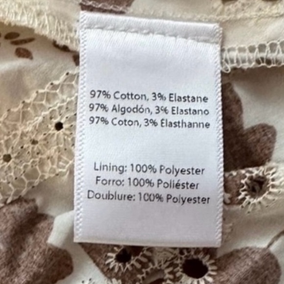 AUTUMN ADEIGBO SAUDA EYELET BLOUSE PUFF SLEEVE 0 - Picture 7 of 7